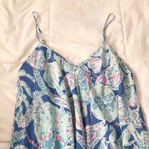 Lilly Pulitzer Clara Slip Dress - Into the Deep
